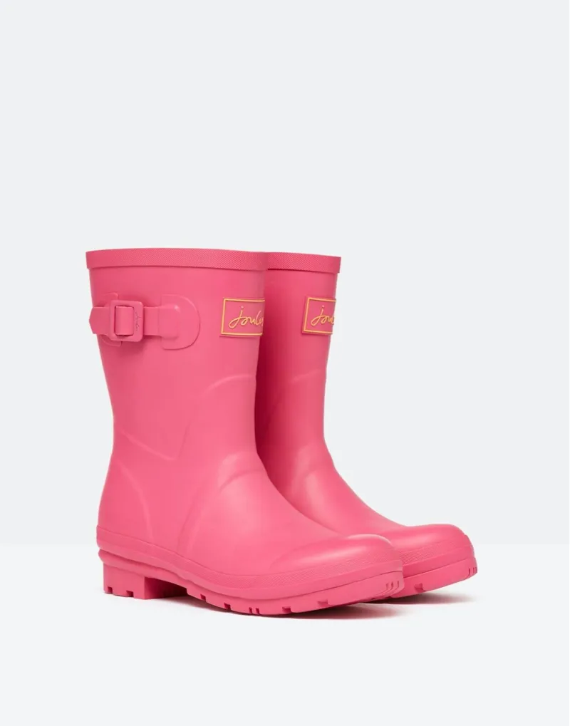 Joules Ladies Kelly Neoprene Lined Light Pink Wellies-1